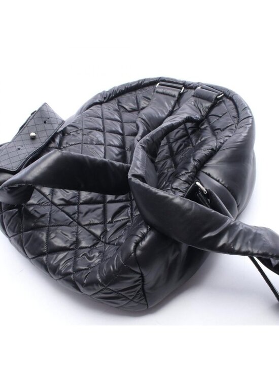 Chanel Backpack Coco Cocoon Black Nylon Leather main image 5